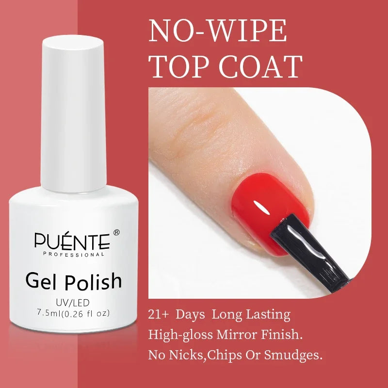 PUENTE Sparkle Platinum Gel Nail Polish 5ML Shiny Gold Silver Glitter Painting Gel Drawing Semi Permanent Varnish For Manicure