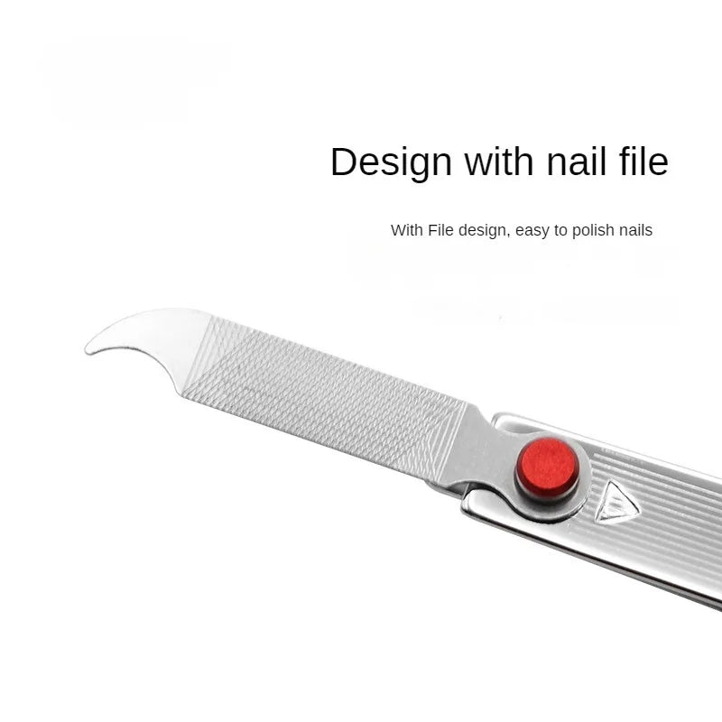 Large Sharp Manicure Cutters for Nail Stainless Steel+Carbon Steel Acronyx Hard Nail Clippers Pedicure Oblique Mouth Household