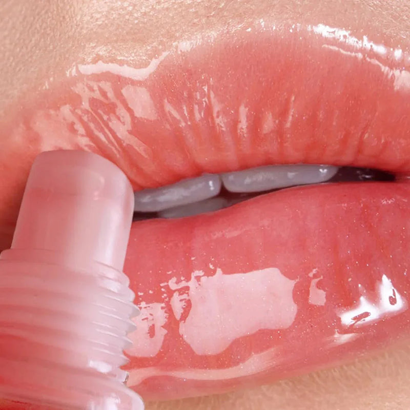 6Pcs Fruity Flavor Moisturizing Clear Lip Gloss Lip Gel Hydrating Moisturizing Lip Gloss lumping Lip Oils Gift Women Lips Makeup