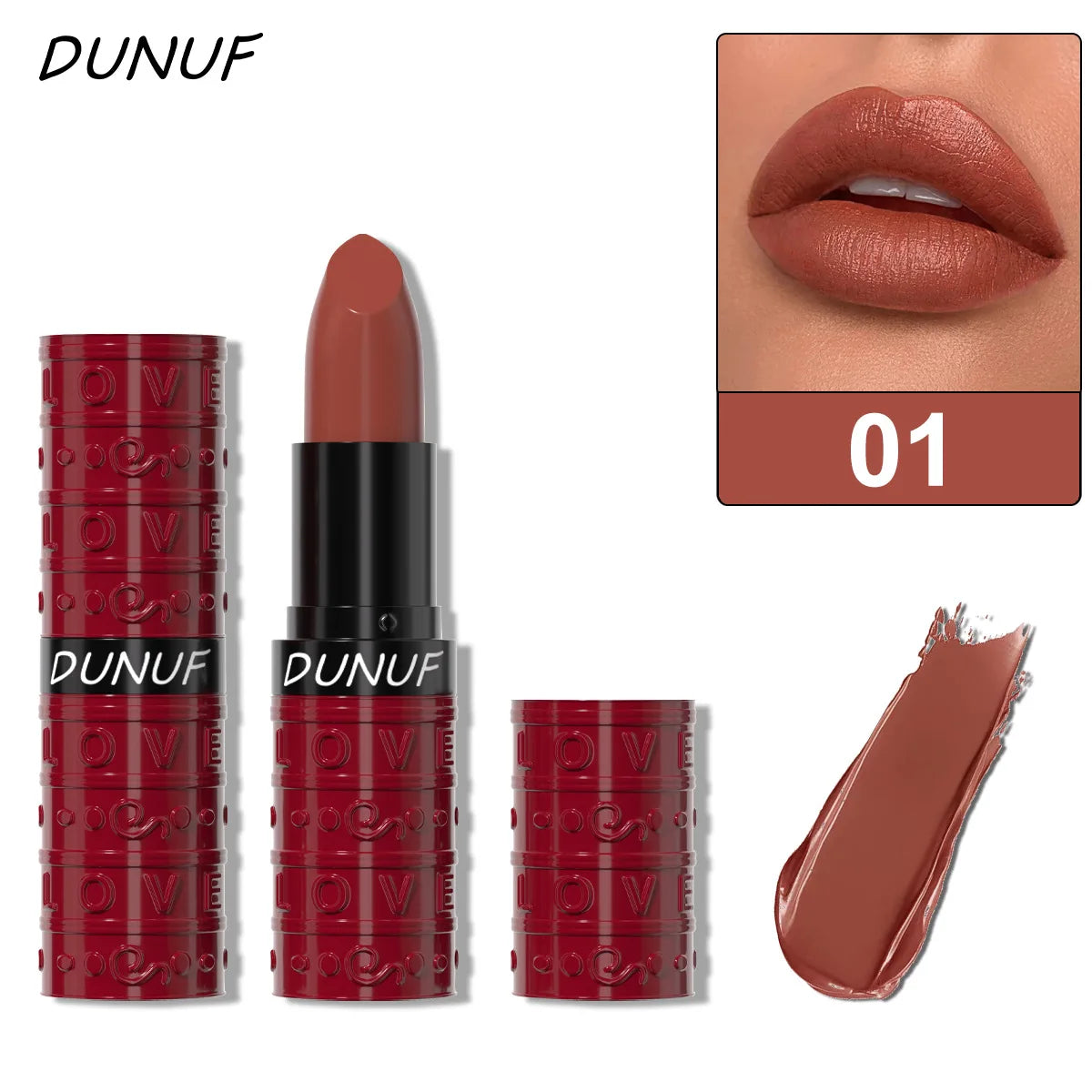 Velvet Sexy Lipstick Waterproof Long Wearing Non Transfer Sweat Proof Lip Gloss Moisturizing Hydration 3 Colors