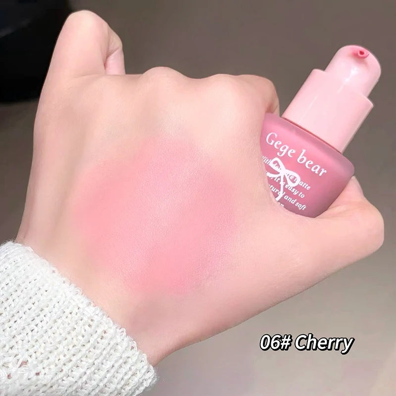 Gege Bear Light Blush Liquid Moisturizing Mirror Vitality Moisturizing Whitening Brightening Natural Rouge