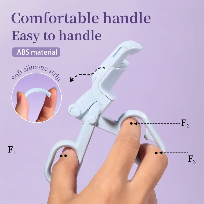 Wide Angle Long Lasting Eyelash Curler ABS Sunflower Design Effect for Beginners - Easy to Use Professional Grade Beauty Tool