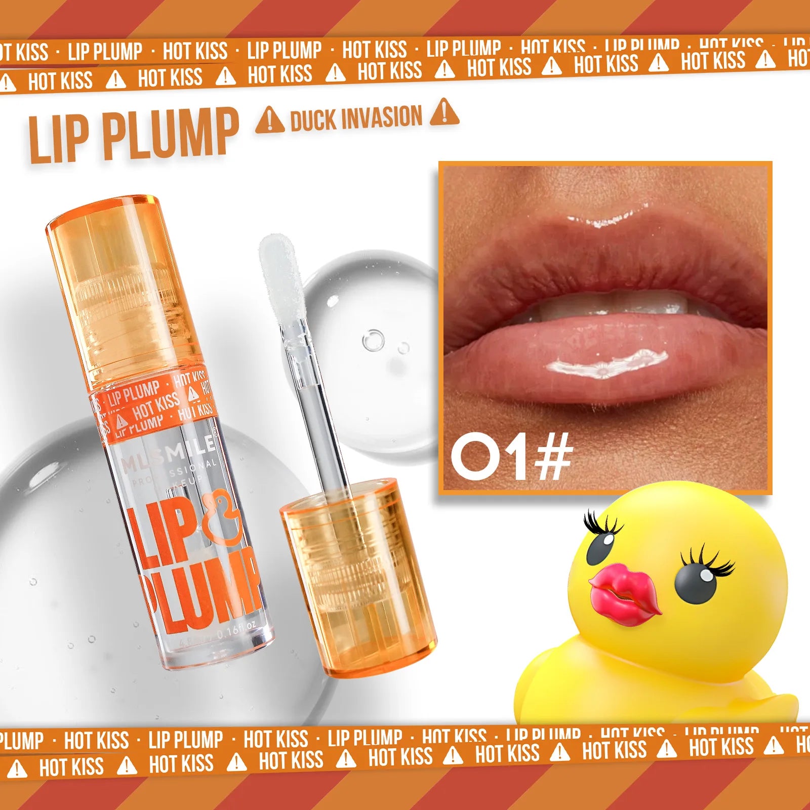 Duck Lip Plump Lip Oil Moisturizing Lip Gloss Mirror Water nature long-lasting Gloss Gloss Pearl Lip Glaze Set
