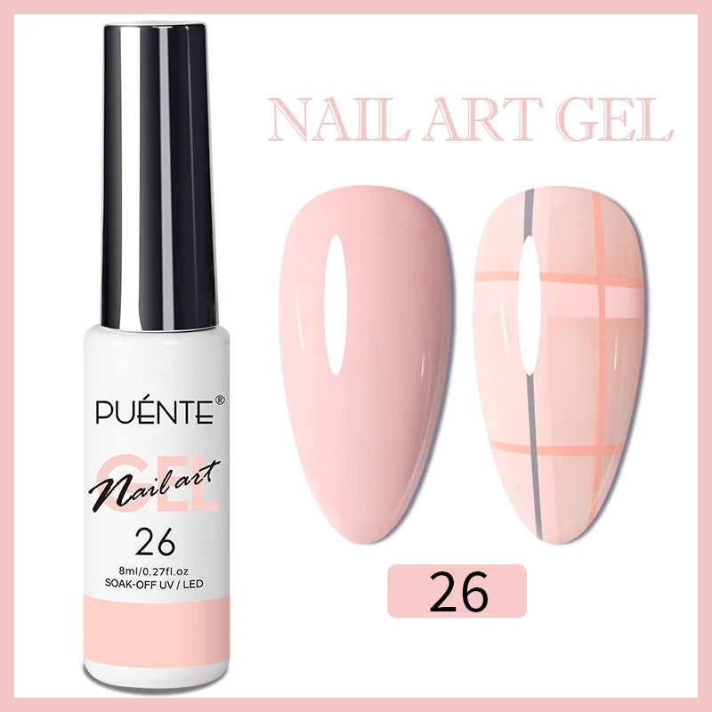 8ML Christmas Sparkling Reflective Diamond Glitter Liner Gel Nail Polish Soak Off UV Semi-Permanent Nail Art Varnish Manicure