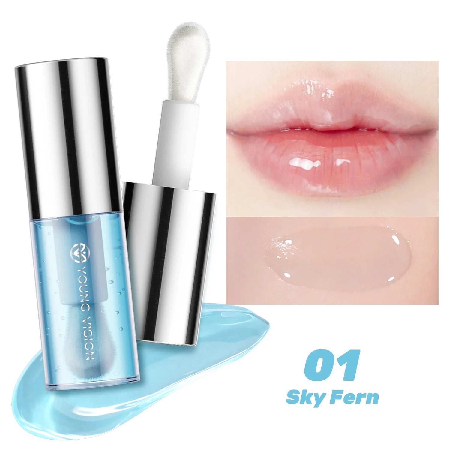Duck Lip Plump Lip Oil Moisturizing Lip Gloss Mirror Water nature long-lasting Gloss Gloss Pearl Lip Glaze Set