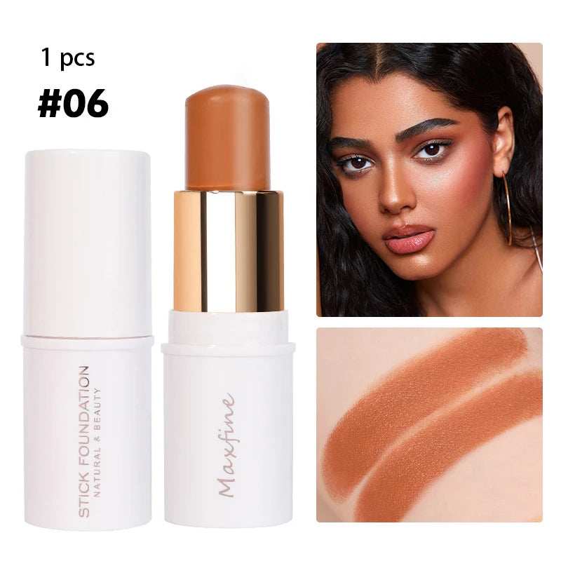 Light Breathable Concealer Foundation Makeup Stick Matte Oil Control Natural Moisturizer Face Foundation Cream Lasting Cosmetic
