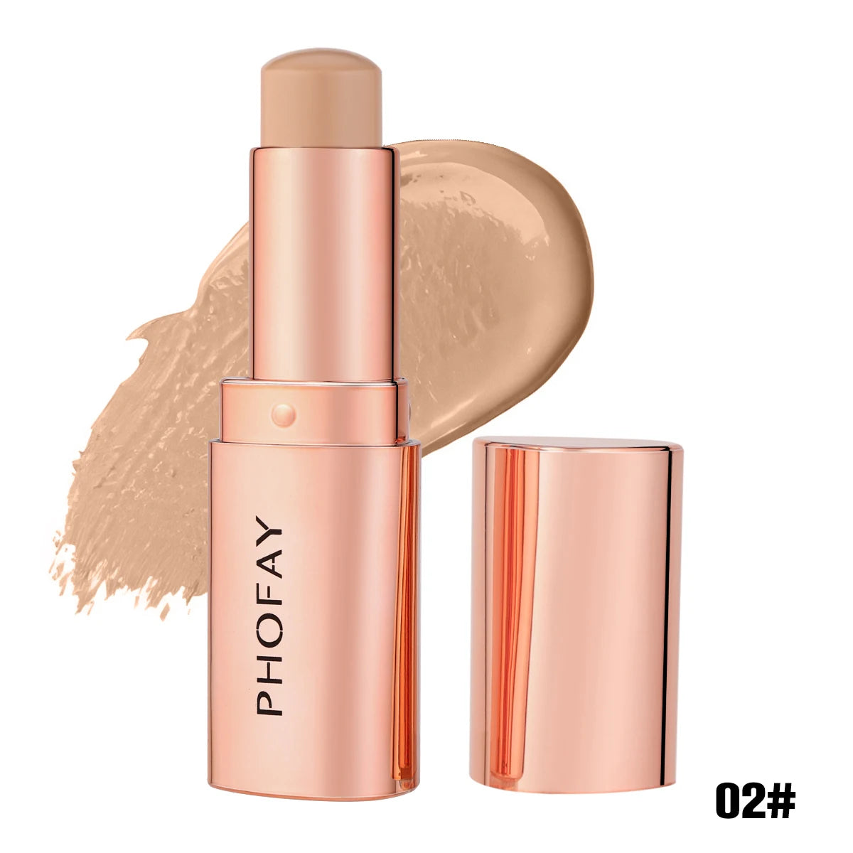 PHOFAY 1Pc Multi-purpose Contour Stick Natural Matte Highlighters Nose Shadow Cream Lasting Contouring Bronzer Face Makeup Cosme