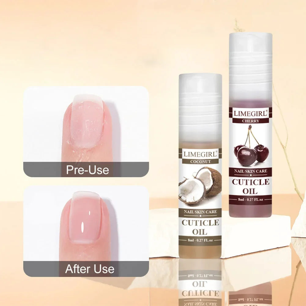 Cuticle Nutrient Oil Nourishes and Repairs Damaged Nails Nail Treatment Oil cares for, moisturizes and strengthens bright nails.