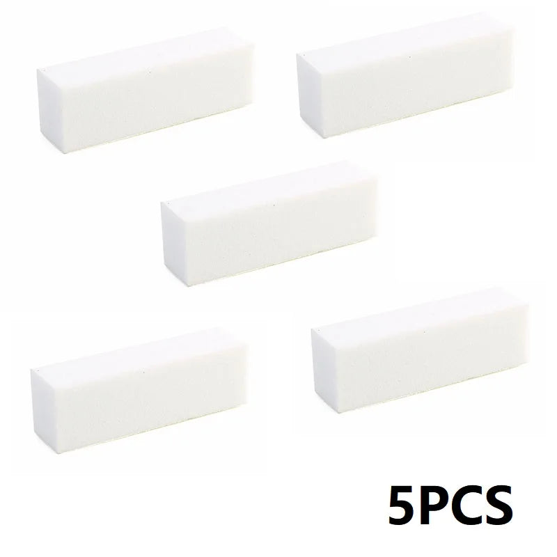 5/10PCS Nail Buffer Polishing Block Buffer for Polisher Manicure Buff Professional Sponge Nail File Milling Cutter for Manicure