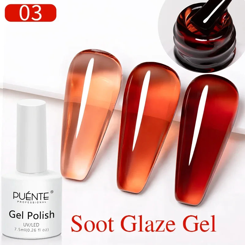 8ML Christmas Sparkling Reflective Diamond Glitter Liner Gel Nail Polish Soak Off UV Semi-Permanent Nail Art Varnish Manicure