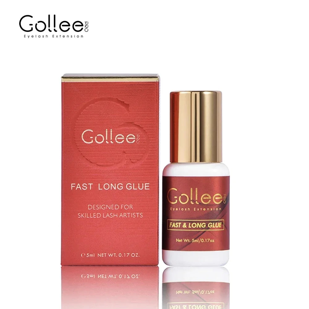 Gollee All-weather 0.5S Quick Dry Eyelash Extension Glue Waterproof Oil Proof Professional Eyelash Glue Golle Adhesiver Eyelash