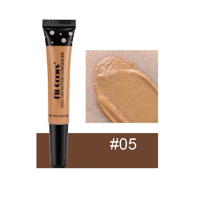 Full Cover Liquid Concealer 8 Color Air-permeable Natural Brightening Makeup Eye Dark Circles Cream Cosmetic