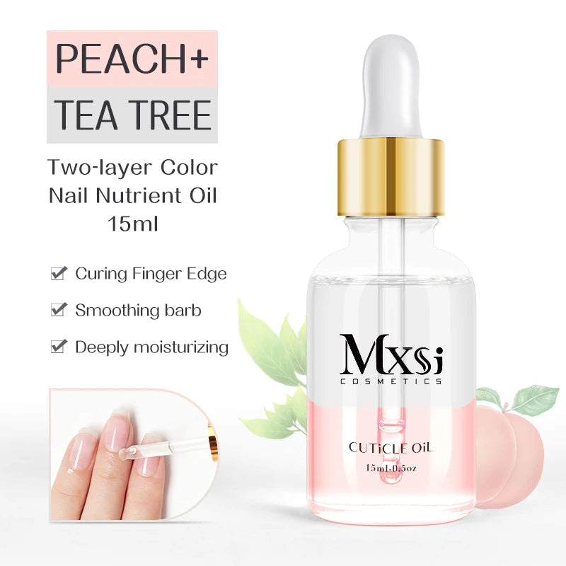 15ML Dried Flower Cuticle Nutrient Oil Nourish Restore Damaged Nails Vitamin Nail Polish Care Oil Soften Moisturizes Strength