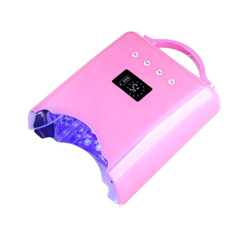 Pro Cordless 78W UV LED Nail Lamp Manicure For Curing Gel Polish Lamp Light Wireless LEDs Makeup Rechargeable Battery Nail Dryer