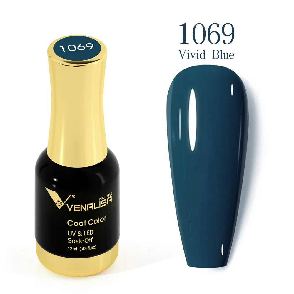 #1004 VENALISA Nail Gel Polish Hema TPO Free Semi Permanent Jelly Nude Pink Color Soak Off UV LED Ultra Diamond Varnish 12ml