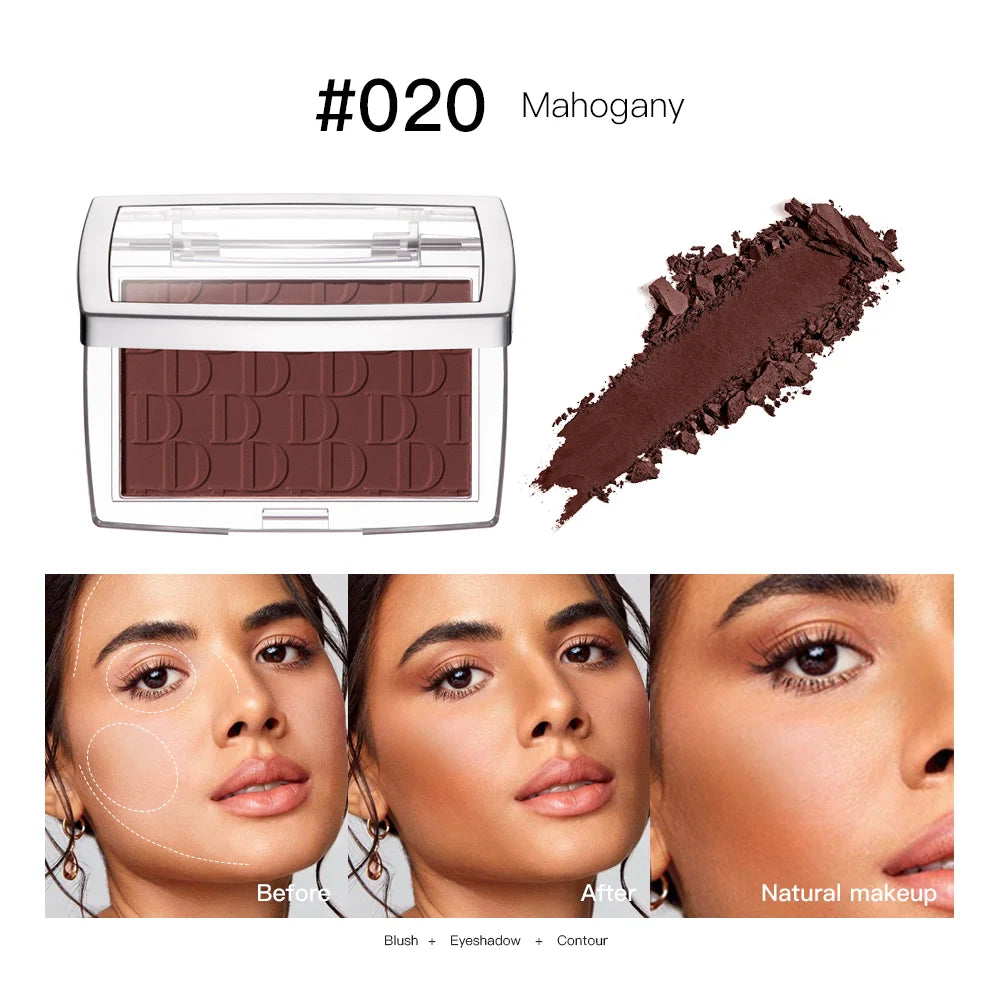 Single Color Blush Silky Texture High Color Rendering No Powder Feeling Low Saturation Long-lasting Natural Matte Blush Cream