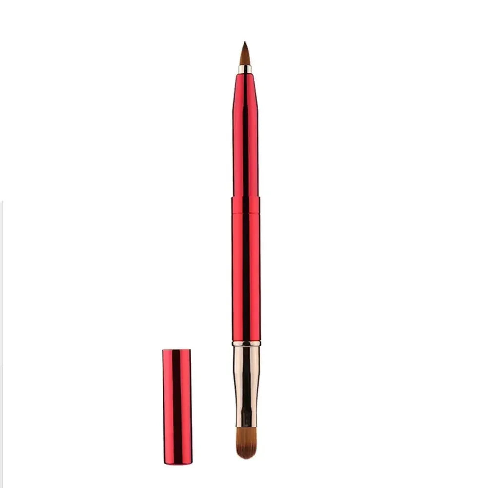 Fashion Lip Brush Makeup Tools Portable Eyeline Brushes Retractable Lipstick Brush With Protect Cap Cosmetic Beauty Tool