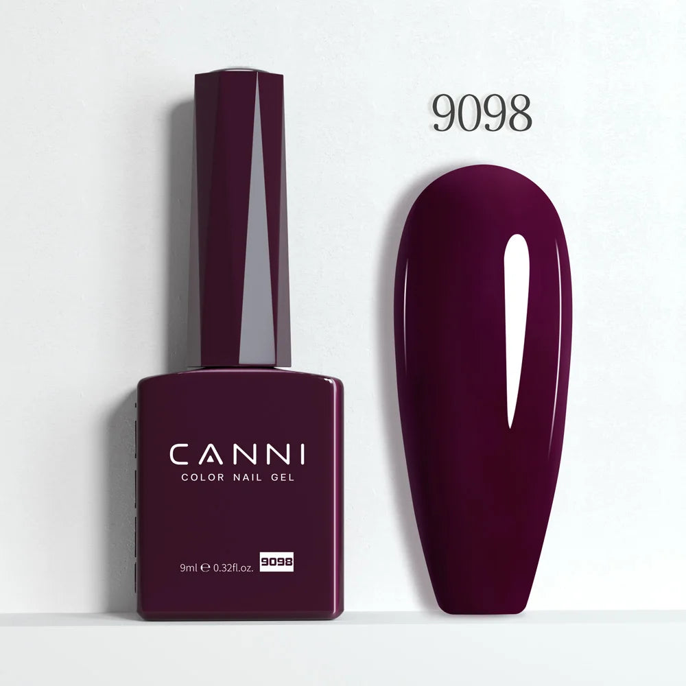 9ml CANNI HEMA/TPO FREE Nude Pink Color Nail Gel Polish Full Coverage Semi Permanent Long Wear Top Coat Venalisa Gel Varnish