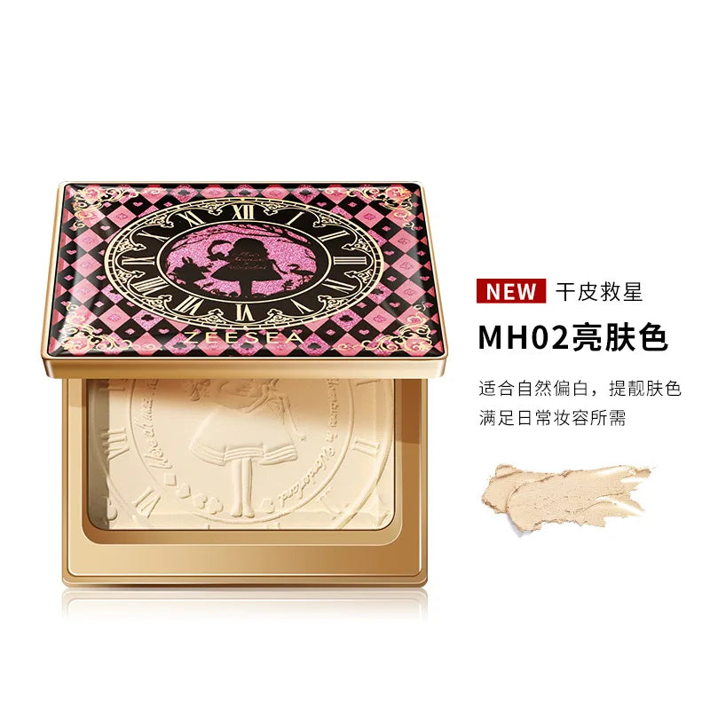ZEESEA Compact Foundation Powder Natural Light Coverage Matte Soft Waterproof Oil Control Powder