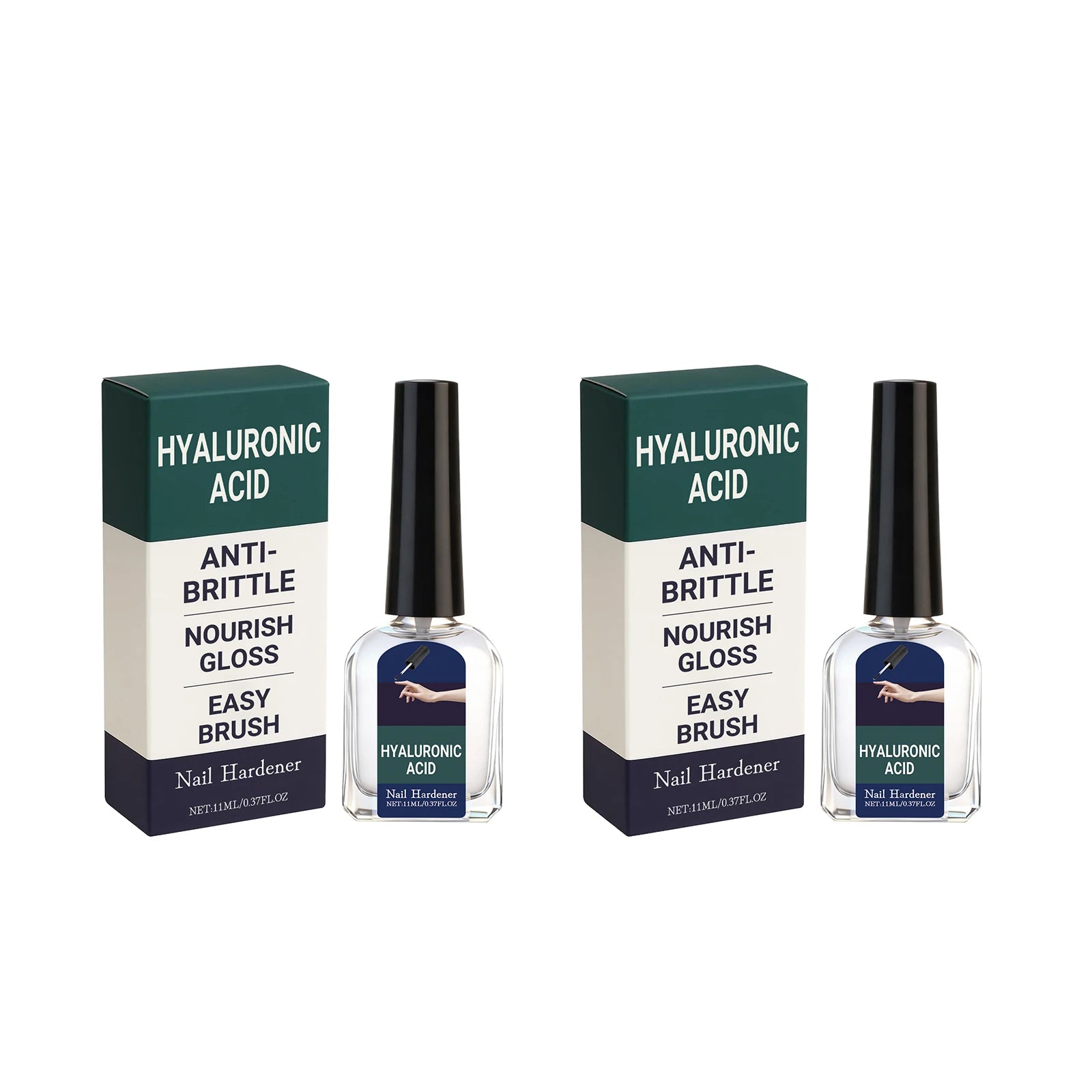 Hyaluronic Acid Nail Hardener Nourish Brittle Hands Feet Nails Repair Dry Breakage Nails Gloss Growth Nail Strengthening Drops