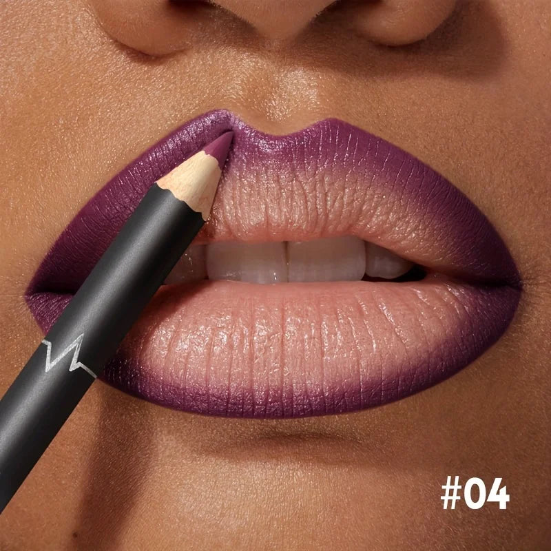 Waterproof Matte Lipliner Pencil Red Contour Tint Lipstick Long Lasting Non-stick Moisturizing Lips Makeup