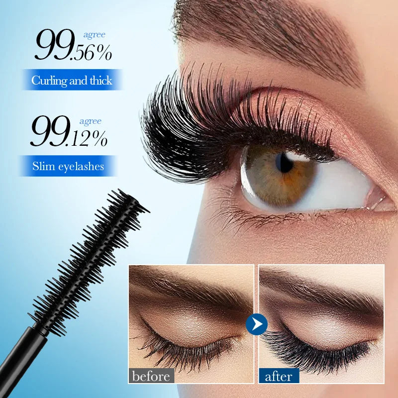 Mascara Lash Curling Volume Lashes Thickening Eyelash Lengthening Black Eyelash Mascara Brows Soft Flexible Hold Waterproof Lash