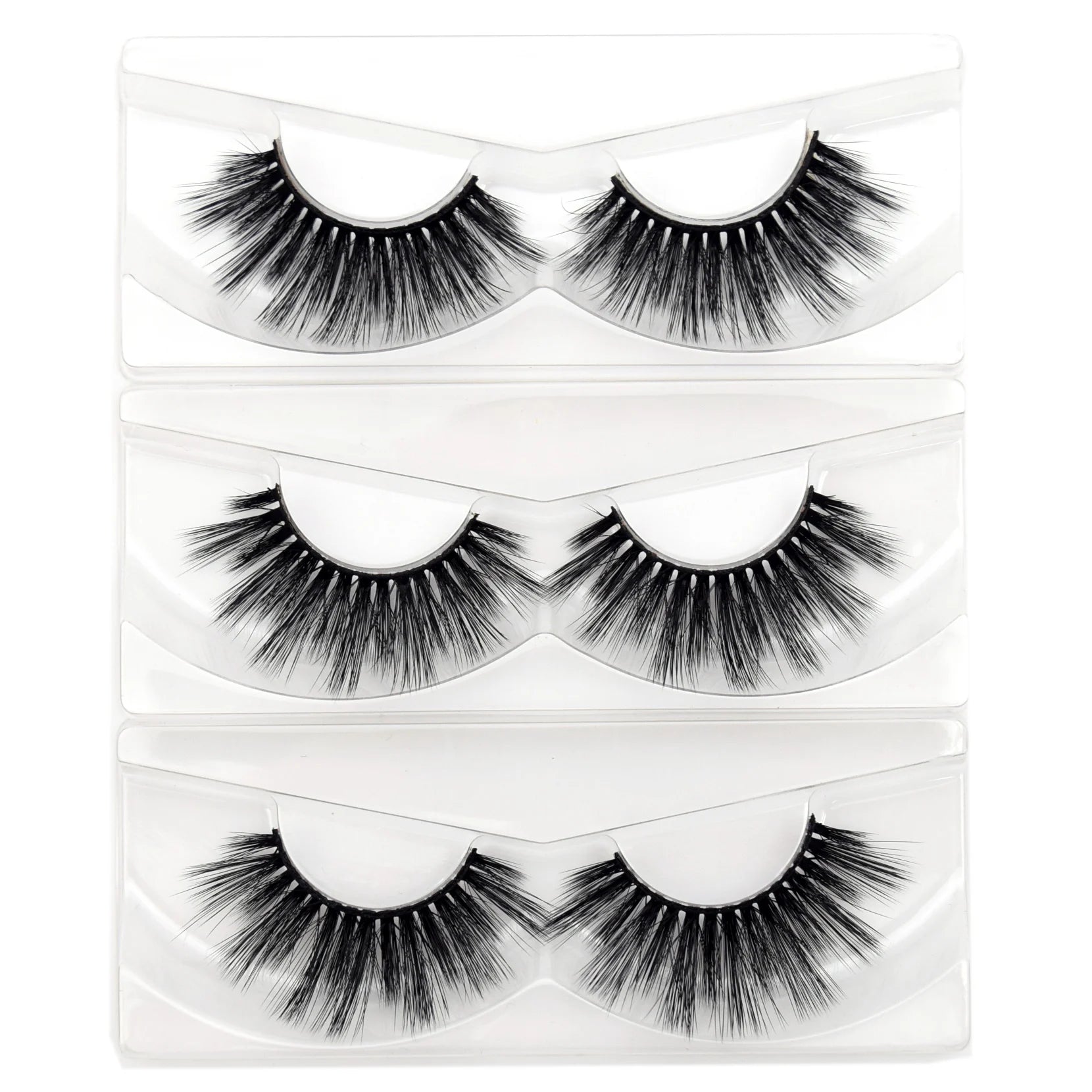 Visofree Eyelashes 3D Mink Lashes Soft Natural Handmade Cruelty Free Mink Eyelashes Lightweight Full Strip Cilios Posticos D23