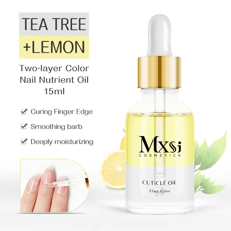 15ML Dried Flower Cuticle Nutrient Oil Nourish Restore Damaged Nails Vitamin Nail Polish Care Oil Soften Moisturizes Strength