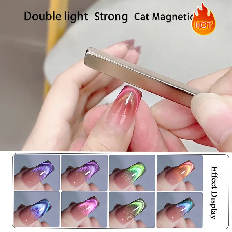 BORN PRETTY 10ml Black Glass Cat Magnetic Gel Nail Polish Silver Gold Glitter Semi Permanent Soak Off UV LED Gel Varnish