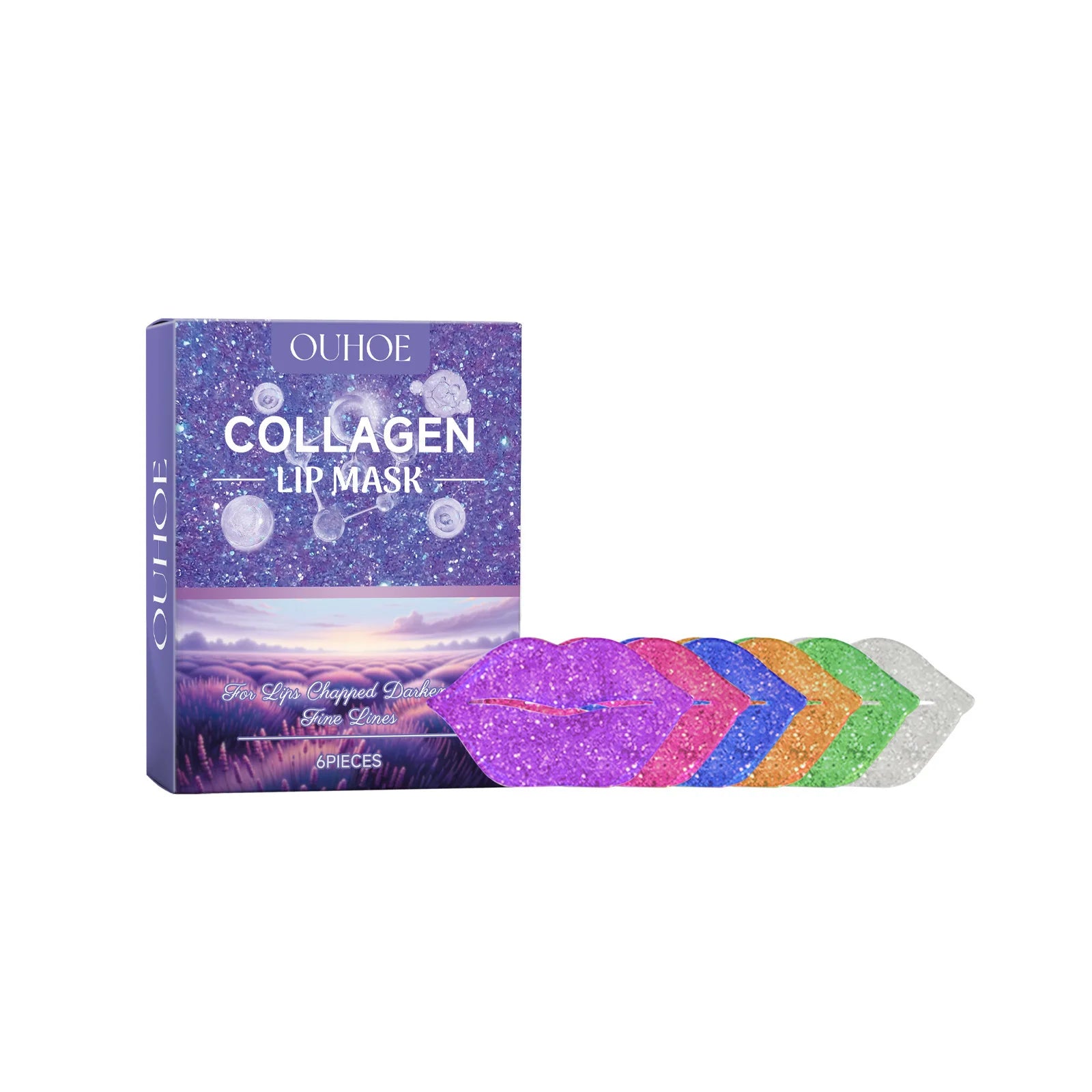 Collagen Lip Patches Mask Hydrating Firming Nourish Smooth Plumper Brighten Repair Moisturizing Lips Gel Pads Skin Care Products