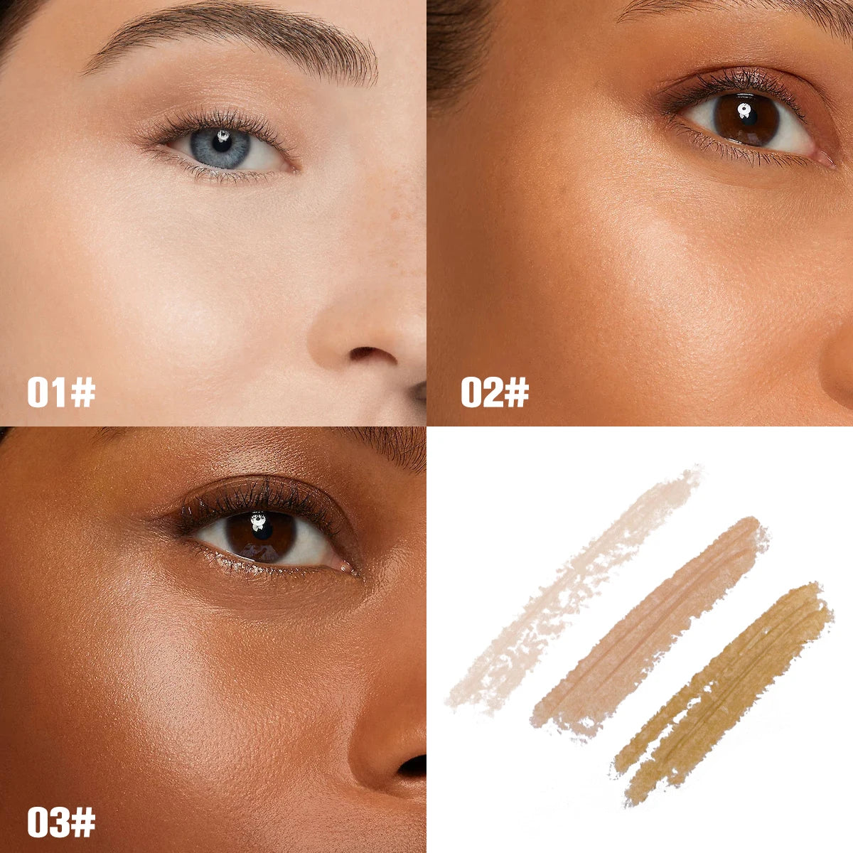 PHOFAY 1Pc Multi-purpose Contour Stick Natural Matte Highlighters Nose Shadow Cream Lasting Contouring Bronzer Face Makeup Cosme