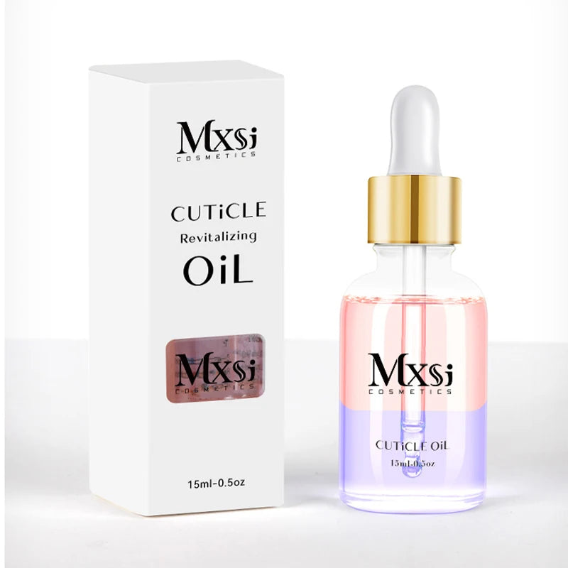 15ML Dried Flower Cuticle Nutrient Oil Nourish Restore Damaged Nails Vitamin Nail Polish Care Oil Soften Moisturizes Strength