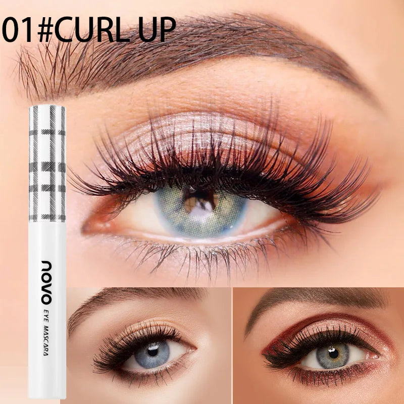 Black Mascara, Waterproof & Long-Lasting, Volumizing and Curling and Extension, Suitable for Mascara Base and Everyday Look