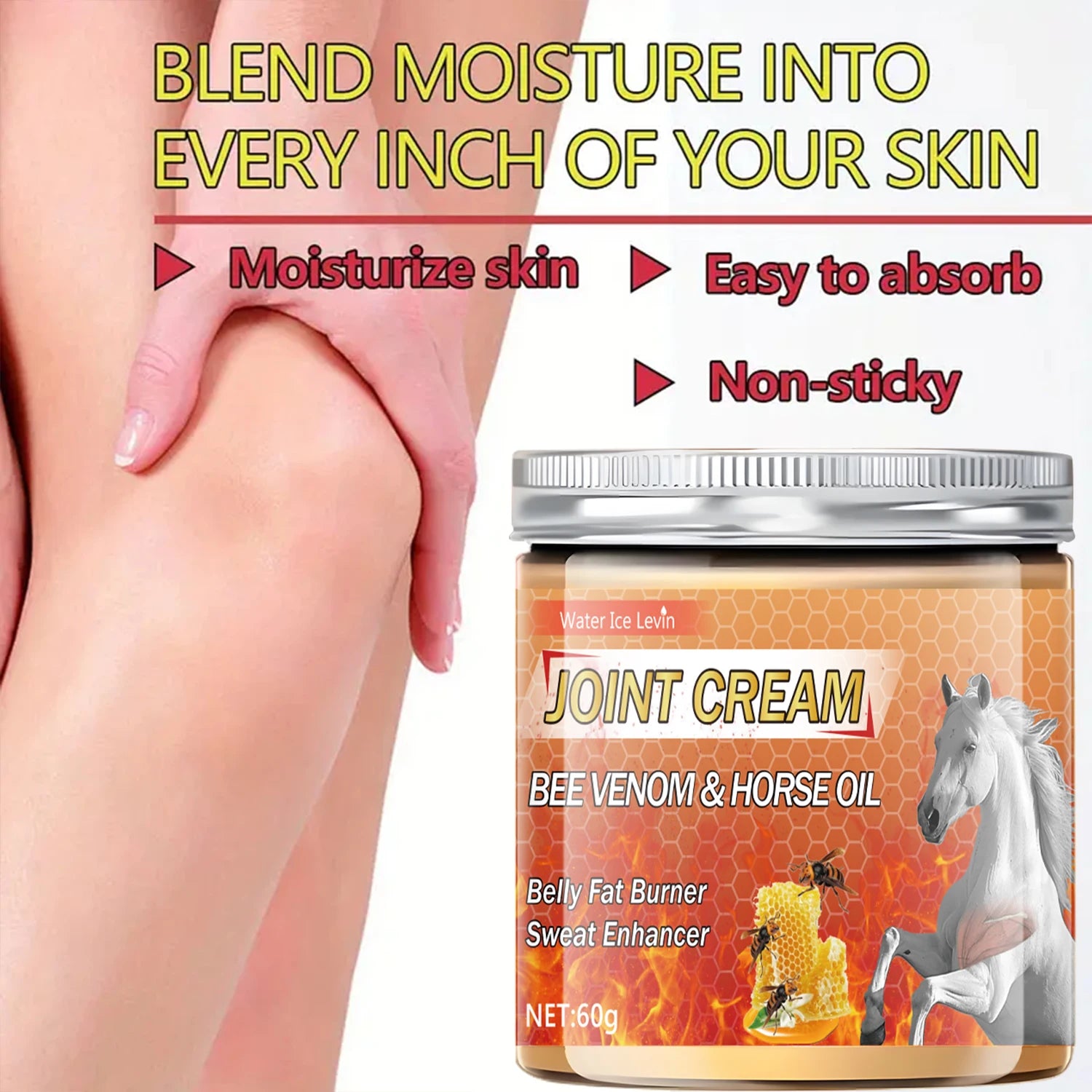 Muscle Firming Massage Cream, Collagen, Hypoallergenic, Moisturizing Cream, Suitable for All Skin Types, Unisex
