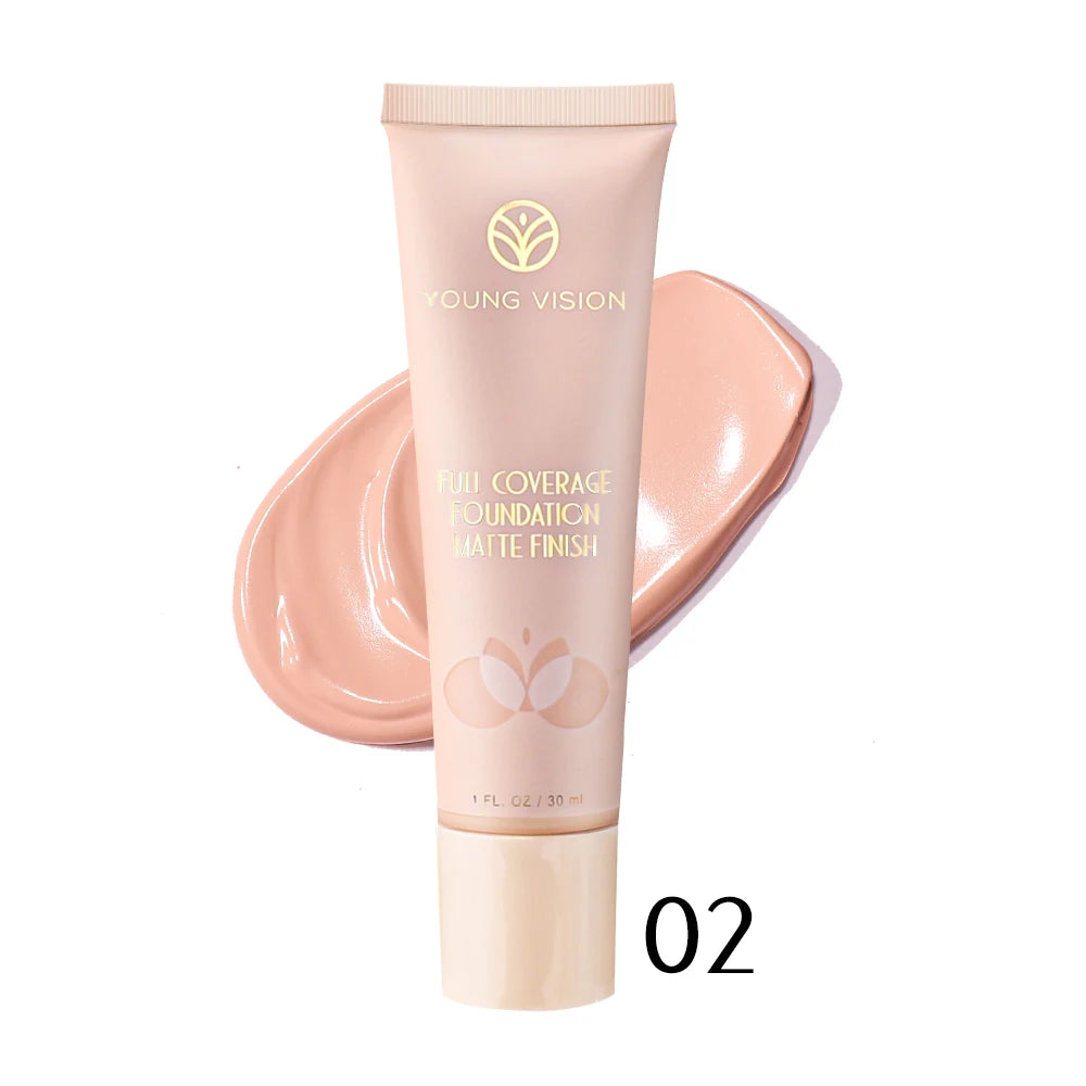 YOUNG VISION matte face concealer acne wheat face foundation cream 6 colors optional
