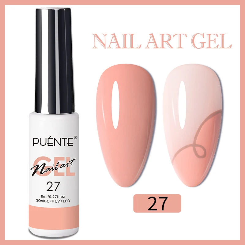 8ML Christmas Sparkling Reflective Diamond Glitter Liner Gel Nail Polish Soak Off UV Semi-Permanent Nail Art Varnish Manicure