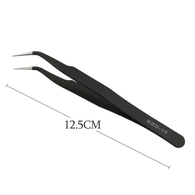 New Tweezers for False Eyelashes Fiber Tip Lash Tweezers Eyelash Extension Fiber Tip Lash Tweezers for Eyelashes JMNZ01