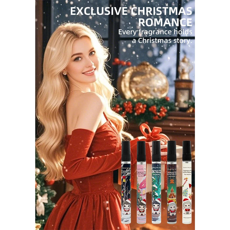 Alcohol-free Christmas Perfume Gift Box Vanilla Floral Fruity Lasting Fragrance Fresh New Type Send Friends Gift Perfume Spray