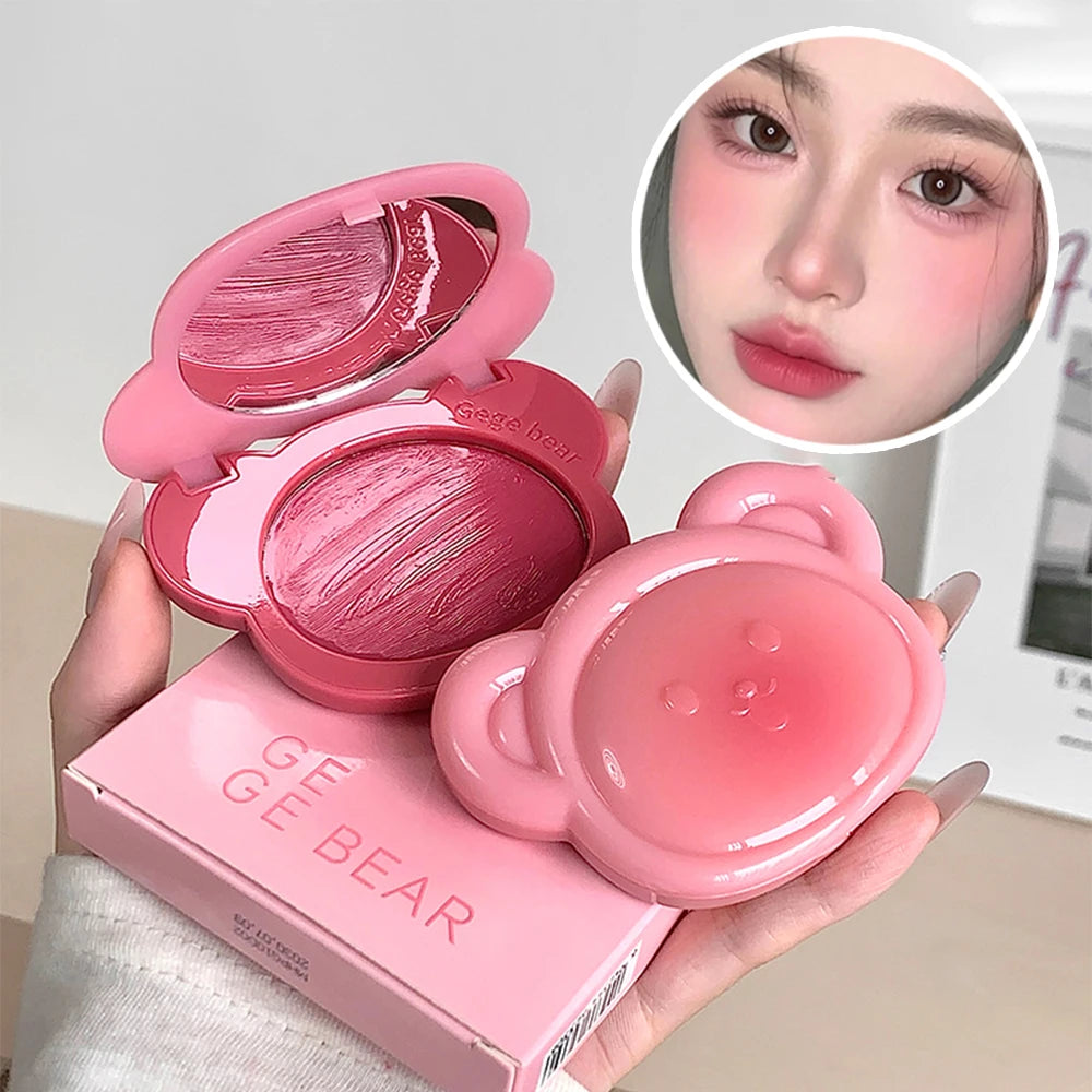 Light Blush Cream Gege Bear Moisturizing Matte Vitality Moisturizing Whitening Brightening Natural Rouge