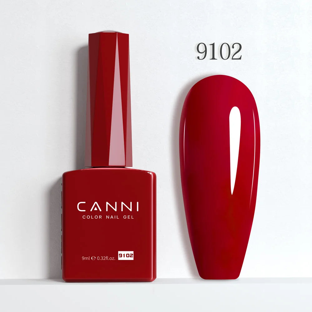 9ml CANNI HEMA/TPO FREE Nude Pink Color Nail Gel Polish Full Coverage Semi Permanent Long Wear Top Coat Venalisa Gel Varnish