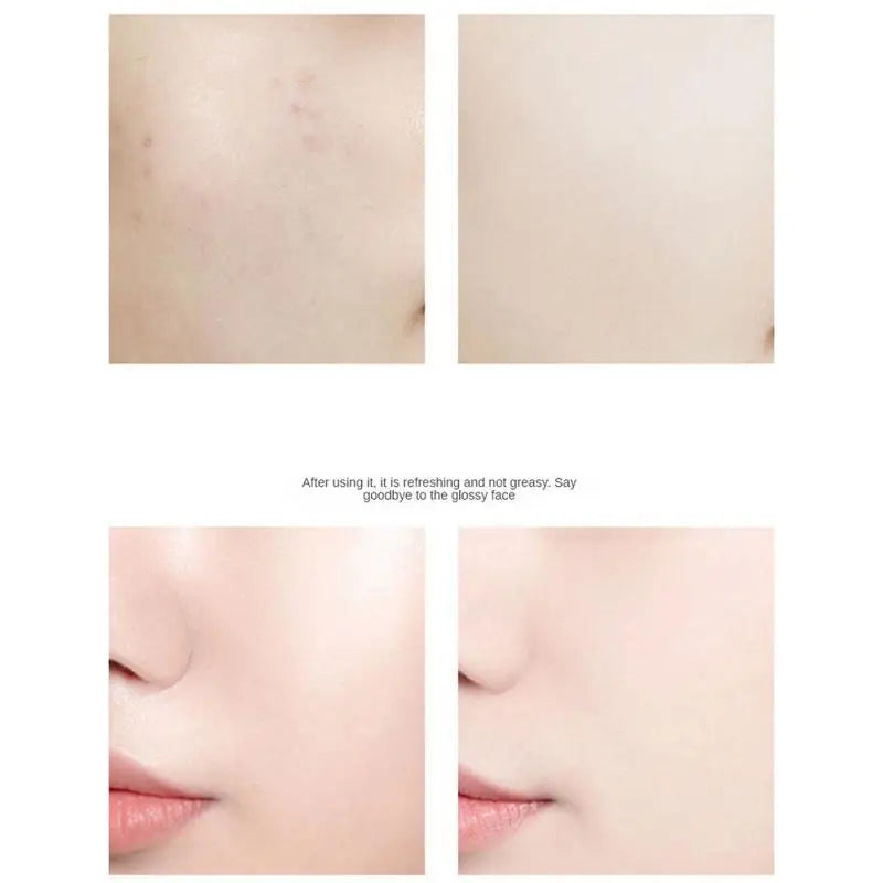 Velvet Matte Honey Pressed Powder Lightweight Breathable Powder Oil Control Long Lasting Waterproof Facial Makeup Powder