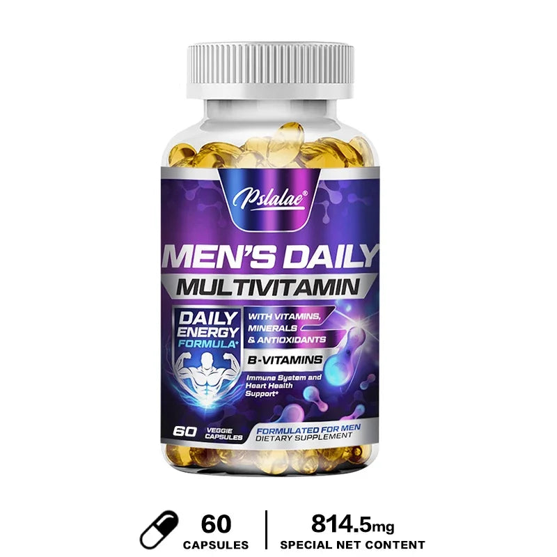 Men's Multivitamin Supplement with Vitamins A, B12, C, D and E To Support Energy and Zinc To Support Immune Health Nutraceutical