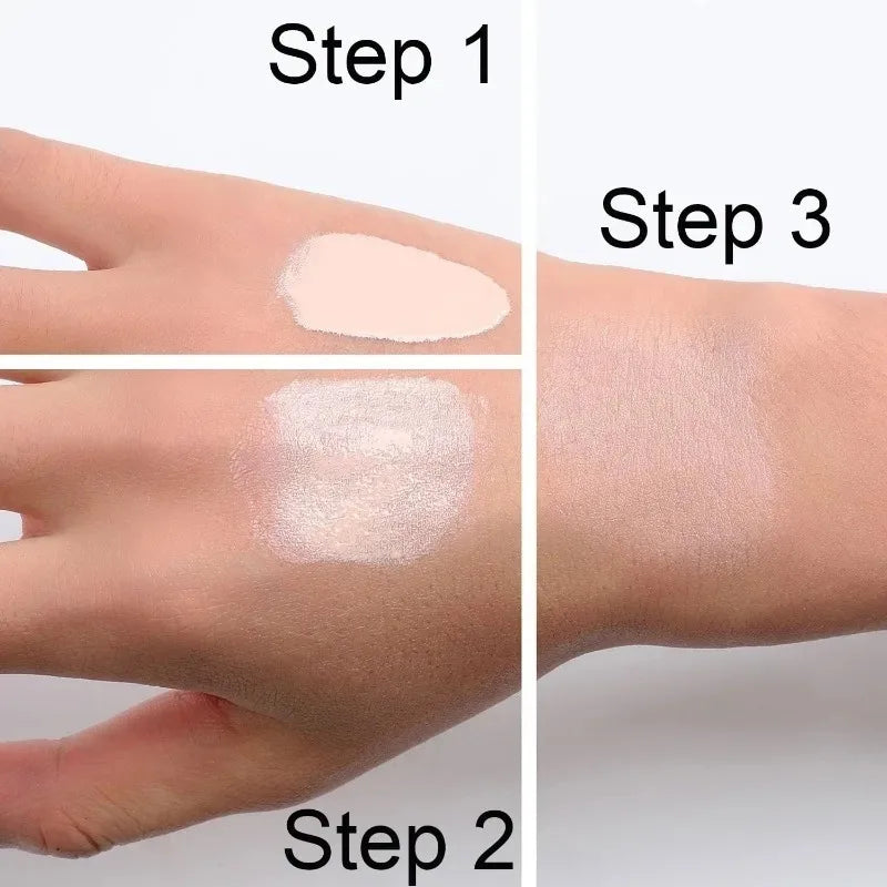 4-in-1 Liquid Foundation | Hydrating, Medium Full Coverage, SPF 50+, Long-Wearing, Waterproof, Natural Face Makeup