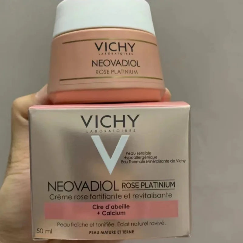 Vichy Various Essence & Cream - Collagen Night Cream, Nutritional Cream, Retinol Serum,VC Rejuvenating/HA Moisturizing Skin Care