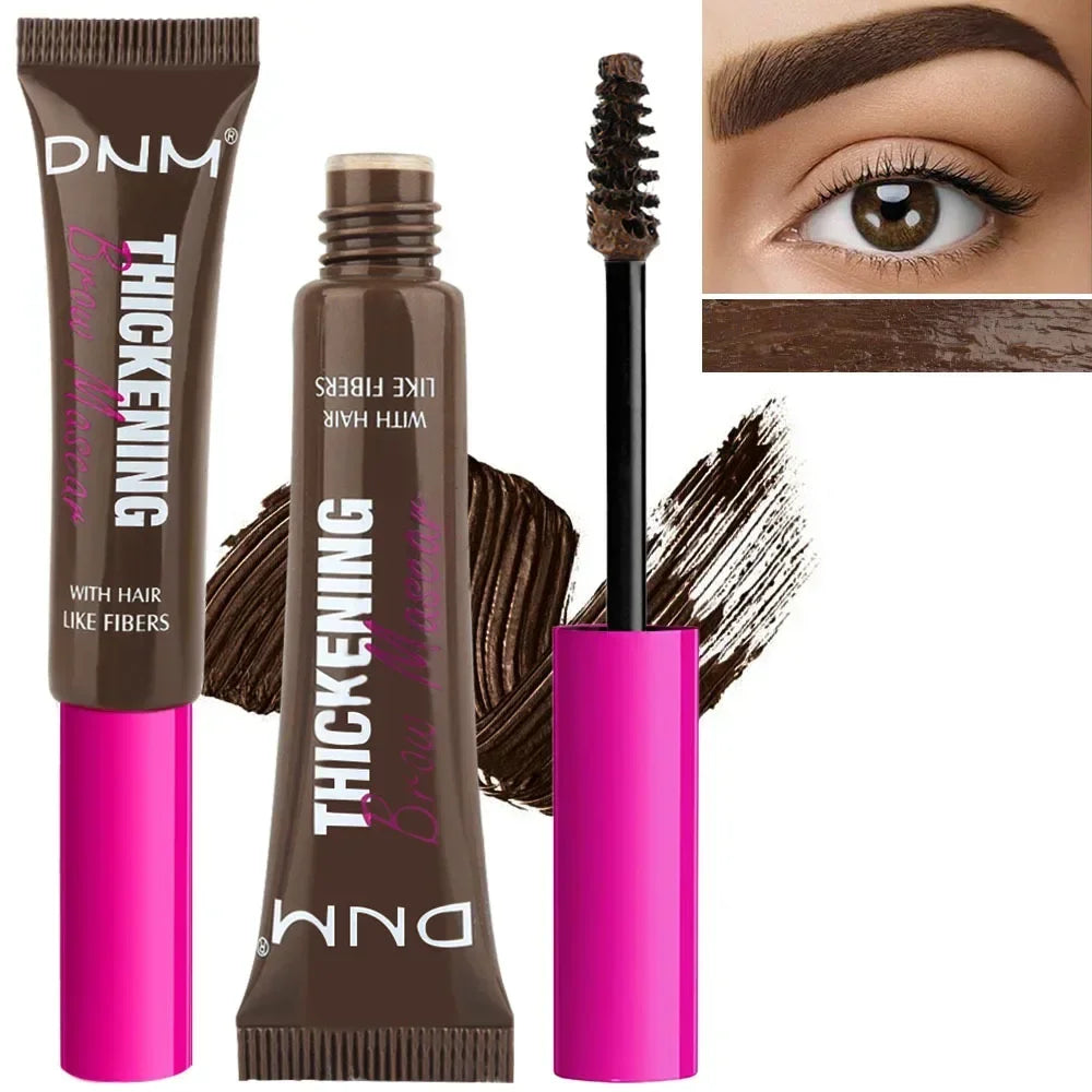 1pcs Eyebrow Gel Cream Waterproof Styling Cream Long Lasting Fixing Brow Make Up Natural Wild Brow Pomade Setting Gel with Brush
