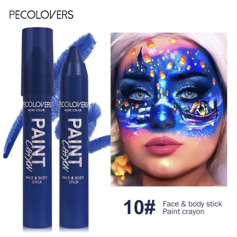 Multi-color Body Paint Pen, Face Painting, Easy Makeup Removal, Waterproof and Sweat-proof, Facial Cosmetics