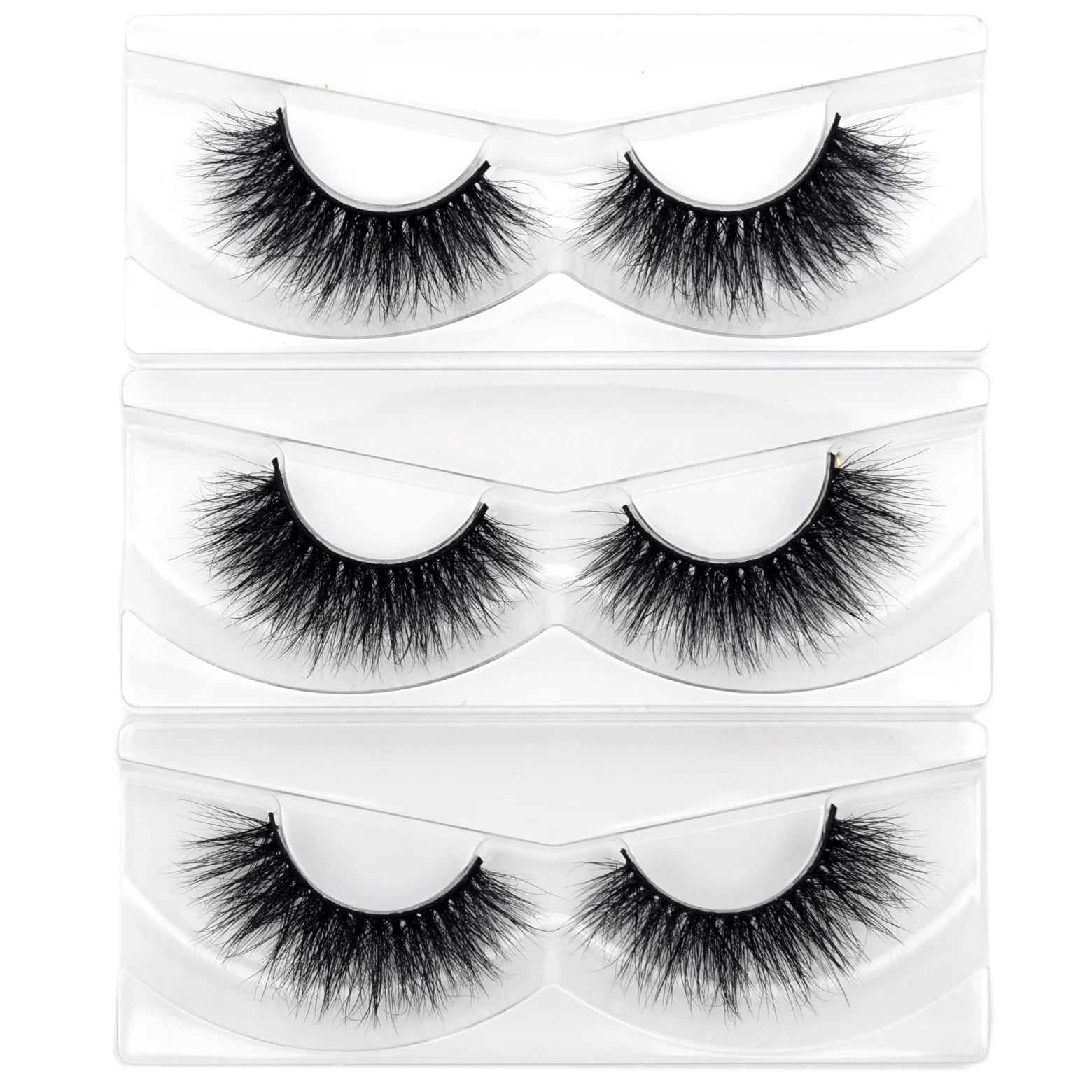 Visofree Eyelashes 3D Mink Lashes Soft Natural Handmade Cruelty Free Mink Eyelashes Lightweight Full Strip Cilios Posticos D23