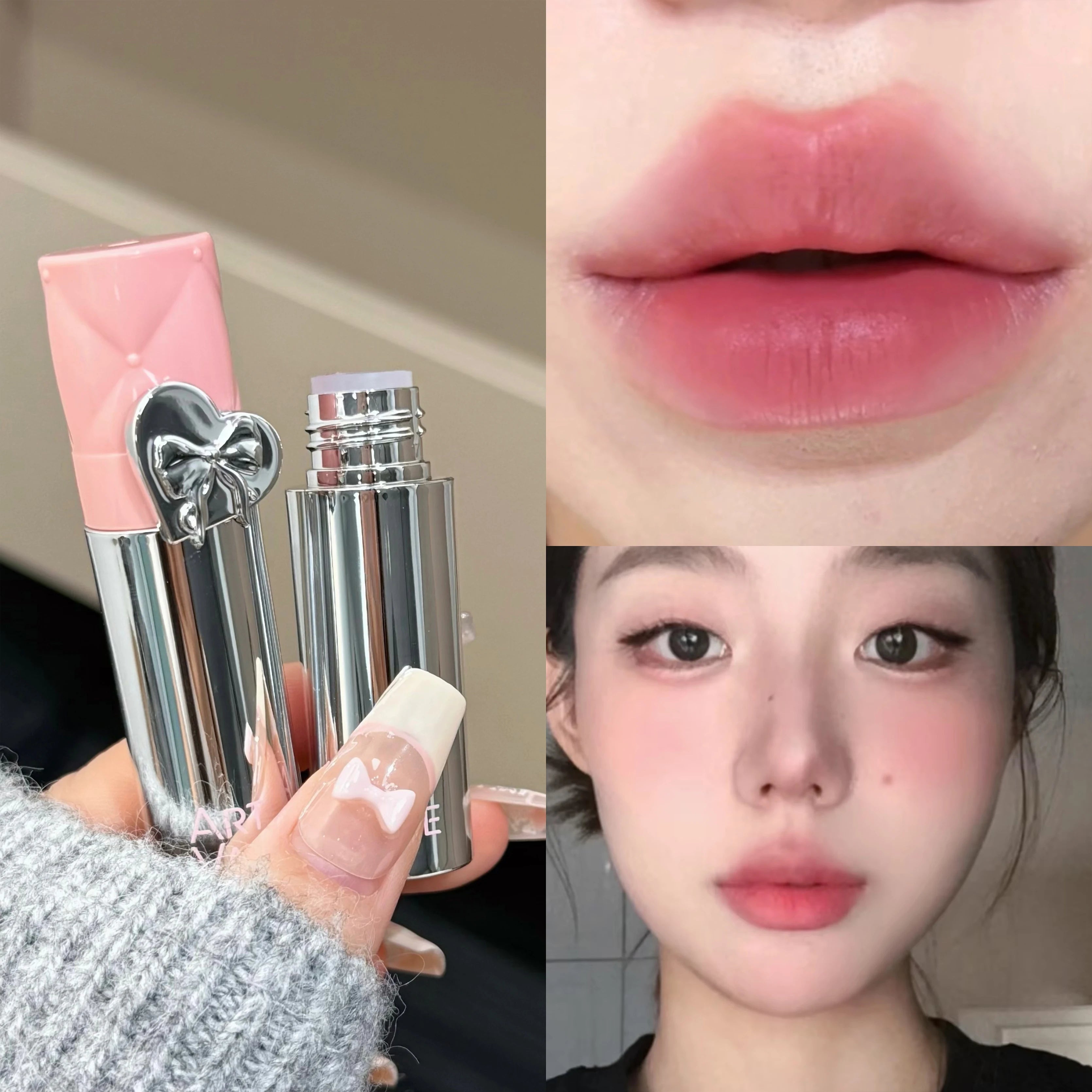 Red Tone Lip Glaze Matte Velvet Lipstick ART VALUE Long-lasting Whitening Non-fading Non-stick Cup Lip Cream Lip Mud
