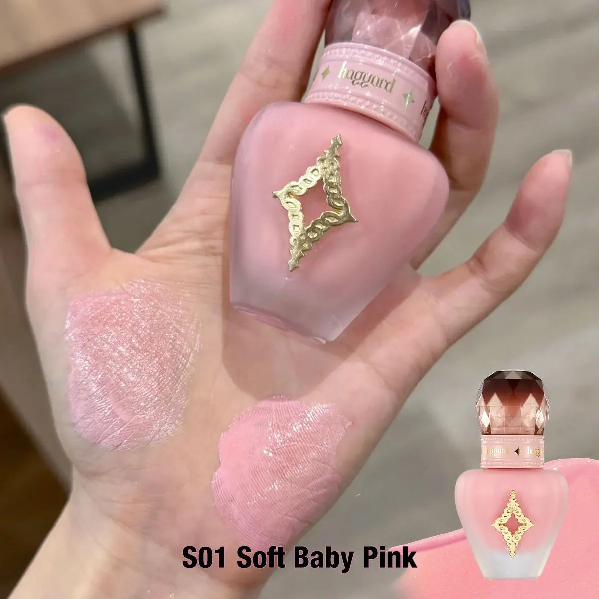 Haggard Emo Monster Liquid Blush,Blush & Contour,Multi-Functional,Lightweight & Skin-Fit,Sweet Girly Makeup,Festive Collection
