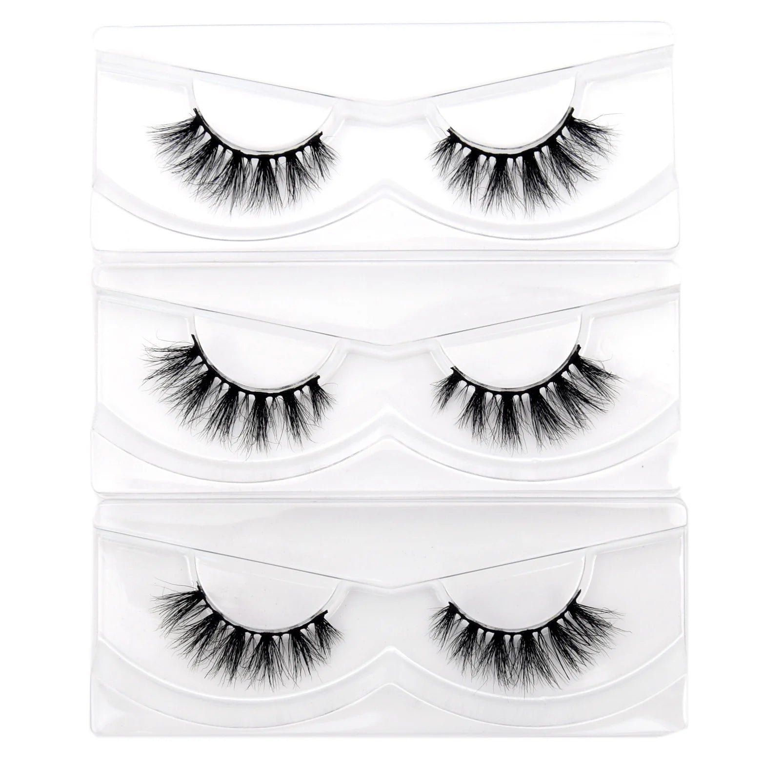 Visofree Eyelashes 3D Mink Lashes Soft Natural Handmade Cruelty Free Mink Eyelashes Lightweight Full Strip Cilios Posticos D23